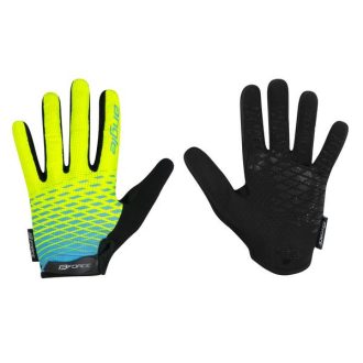 FORCE ANGLE MTB kerékpáros kesztyű fluo-kék S