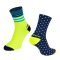 FORCE SPOT sportzokni kék-fluo S-M (36-41)