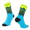 FORCE WAVE sportzokni fluo-kék S-M/36-41