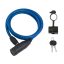 FORCE ECO spirál zár 120cm/8mm kék, konzolos