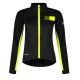 FORCE FROST softshell kerékpáros dzseki női fekete-fluo L