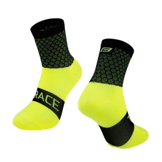 FORCE TRACE sportzokni fekete-fluo S-M (36-41)