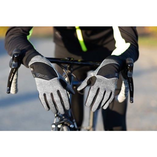 FORCE GALE softshell kesztyű szürke L