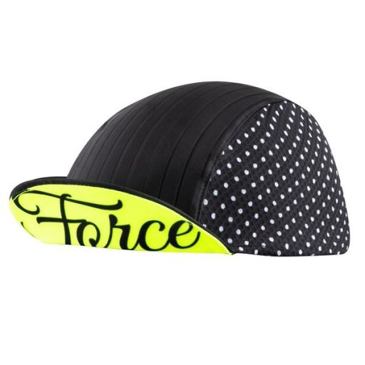 FORCE POINTS kerékpáros sapka fekete-fluo L-XL