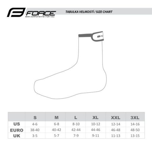 FORCE PU DRY ROAD kamásli fekete XL (44-46)