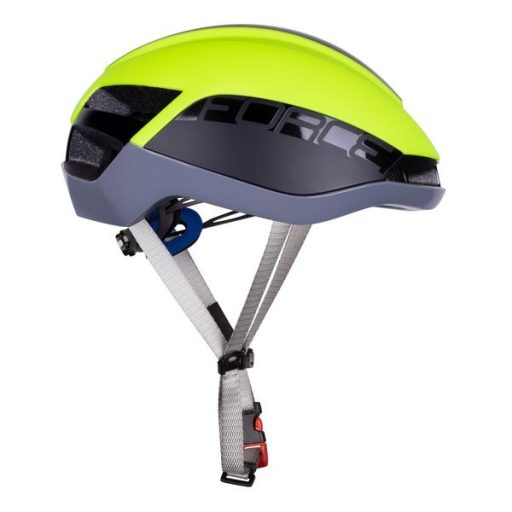FORCE ORCA kerékpáros sisak fluo matt-szürke L-XL (58-63)