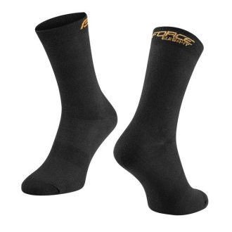 FORCE ELEGANT zokni fekete-arany S-M (36-41)