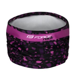 FORCE ROCK csősál fekete-rózsaszín UNI