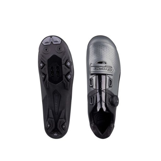 FORCE VIRTUOSO GRAVEL kerékpáros cipő fekete-titán 45
