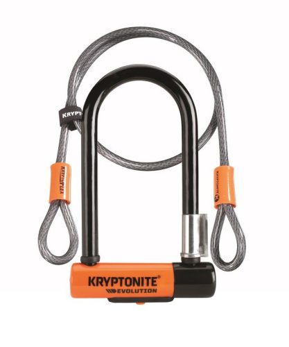 Kryptonite Evolution Mini-7 + hurokkábel kulcsos U-lakat