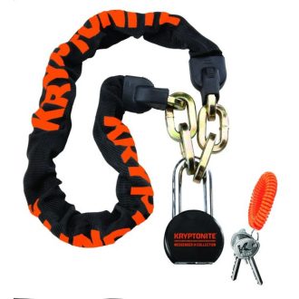 Kryptonite Messenger kulcsos láncos zár + lakat
