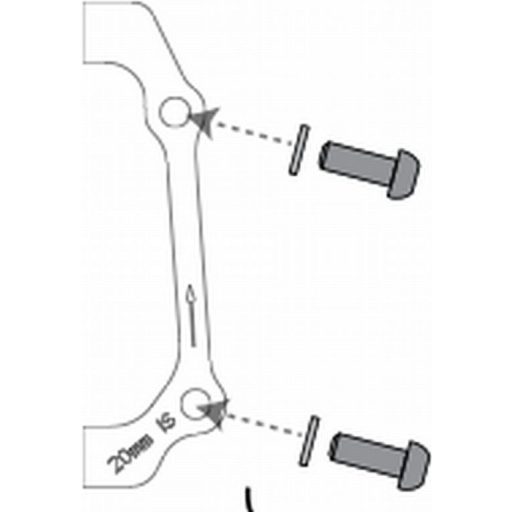 Avid tárcsafék adapter rögzítő csavarok