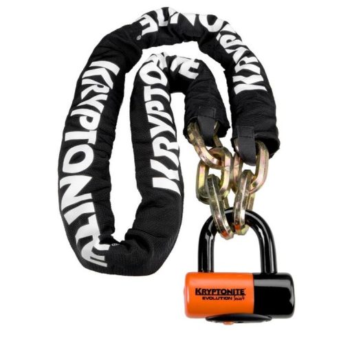 Kryptonite New York + Evolution 4 DiscLock lakat kulcsos láncos zár [170 cm]