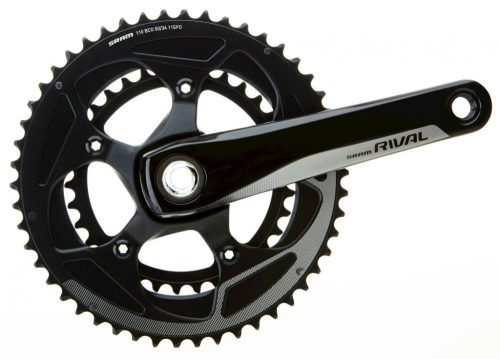 Sram Rivel 22 BB30 Yaw integrált országúti hajtómű középcsapágy nélkül [fekete, 50/34, 175 mm]