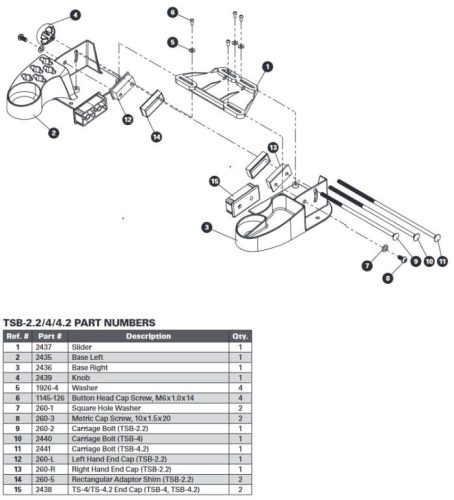 Park Tool bal oldali végdugó TSB-2.2-höz