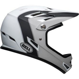   Bell Sanction fullface kerékpáros sisak [Matt fekete / fehér, 58-60 cm (L)]
