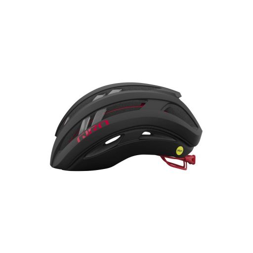 Giro Aries Spherical kerékpáros sisak [matt carbon / piros, M (55-59 cm)]