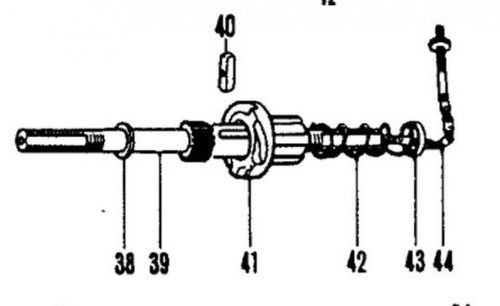 Sturmey Archer tengely AWC-hez HSA405