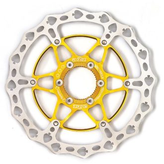   a2Z Teppan Yaki SPV CenterLock féktárcsa [arany pikk, 160 mm]