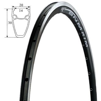 Felni SNM Road 36H fekete CNC