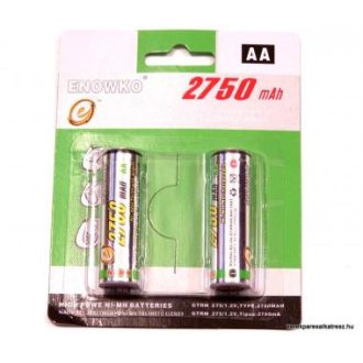 Akku tölthető "AA" 2750 mAh 2db/csom