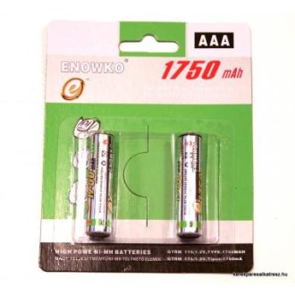 Akku tölthető "AAA" 1750 mAh 2db/csom