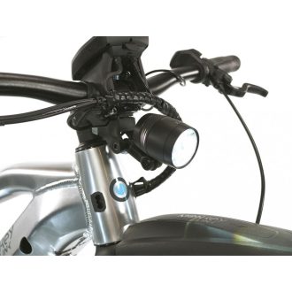   MonkeyLink Busch&Müller Lumotec IQ-X 150 Lux Connect első lámpa ebike akkumulátorhoz [fekete]