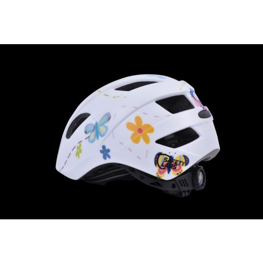 Safety Labs Fiona Light gyermek kerékpáros sisak [fehér pillangós, 48-53 cm (S)]