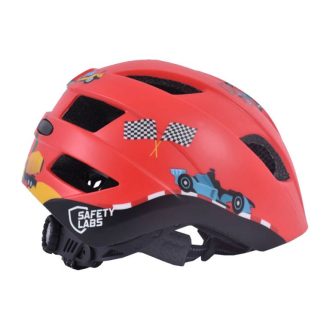   Safety Labs Dino Light gyermek kerékpáros sisak [piros, 48-53 cm (S)]