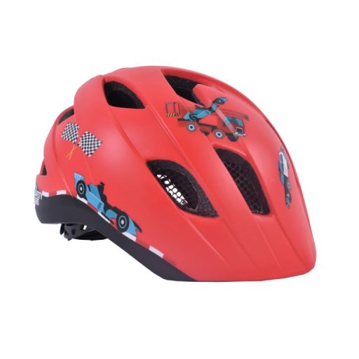Safety Labs Dino Light gyermek kerékpáros sisak [piros, 48-53 cm (S)]