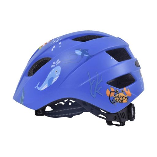 Safety Labs Dino Light gyermek kerékpáros sisak [kék, 48-53 cm (S)]