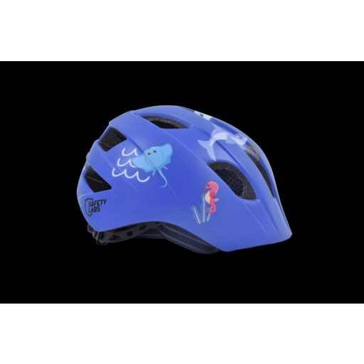 Safety Labs Dino Light gyermek kerékpáros sisak [kék, 48-53 cm (S)]