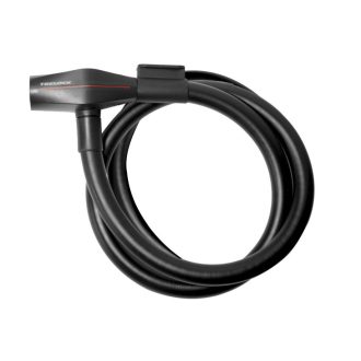 Trelock KS 312 kulcsos huzalos zár [fekete, 85 cm]