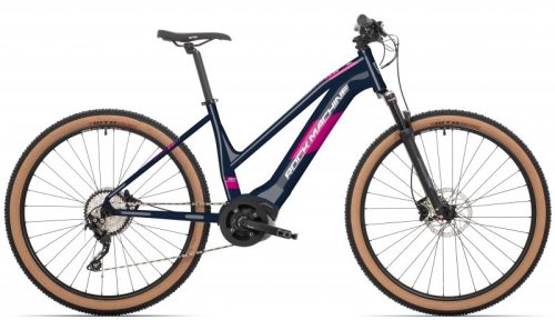 Rock Machine Torrent INT e50-29B Lady elektromos MTB kerékpár [17.5" (M), fényes sötétkék/pink/ezüst]