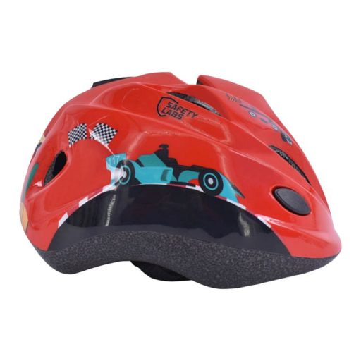 Safety Labs Reno gyermek kerékpáros sisak [piros, 48-53 cm (S)]
