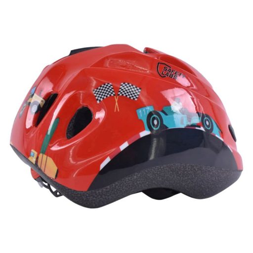 Safety Labs Reno gyermek kerékpáros sisak [piros, 48-53 cm (S)]