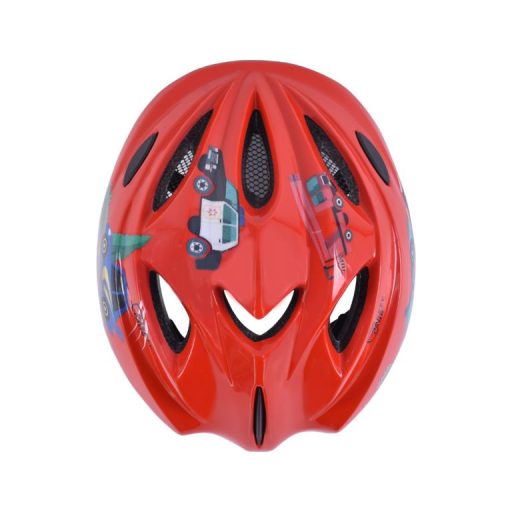 Safety Labs Reno gyermek kerékpáros sisak [piros, 48-53 cm (S)]