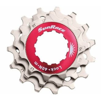   Sunrace SPCS12 csere lánckerék szett [ezüst-piros, 11-13-15]