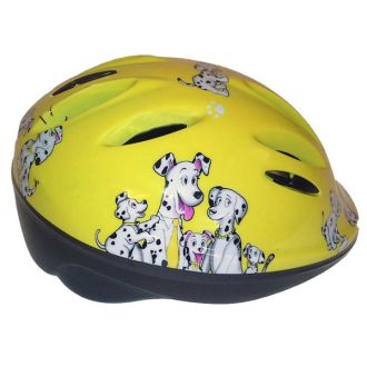   Mali dalmatás gyermek kerékpáros sisak [sárga, 50-56 cm (M)]