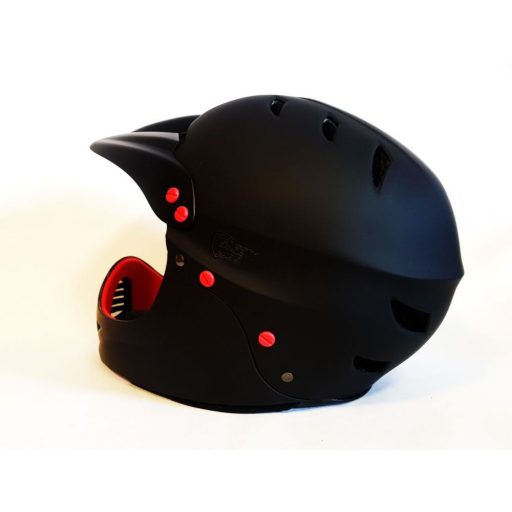 Safety Labs Stamina fullface kerékpáros sisak [matt fekete-piros, 55-58 cm (M)]