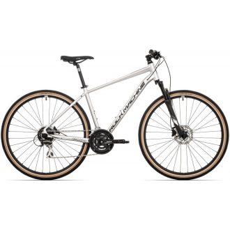  Rock Machine '22 Crossride 300 cross kerékpár [20" (L), fényes ezüst/fekete]