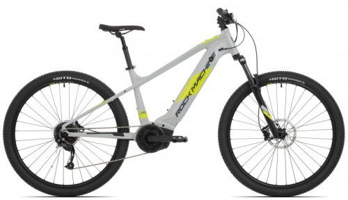 Rock Machine Torrent INT e50-29 B elektromos MTB kerékpár [17" (M), fényes világosszürke/szürke/sárga]