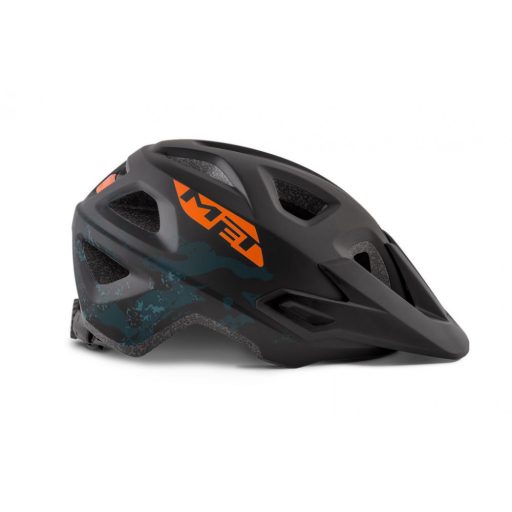 MET Eldar gyermek kerékpáros sisak [matt fekete-camo, 52-57 cm (Uni)]
