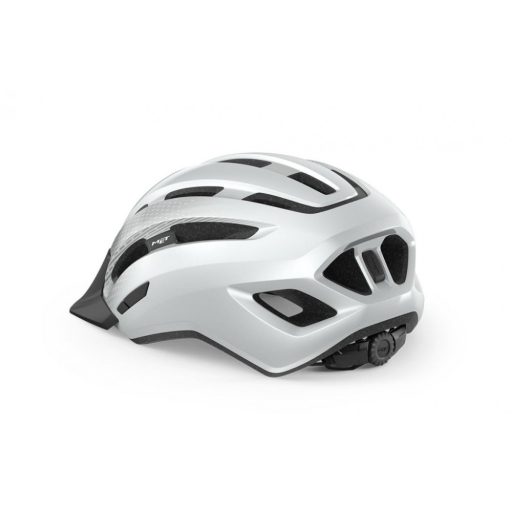 MET Downtown kerékpáros sisak [fényes fehér, 58-61 cm (M/L)]