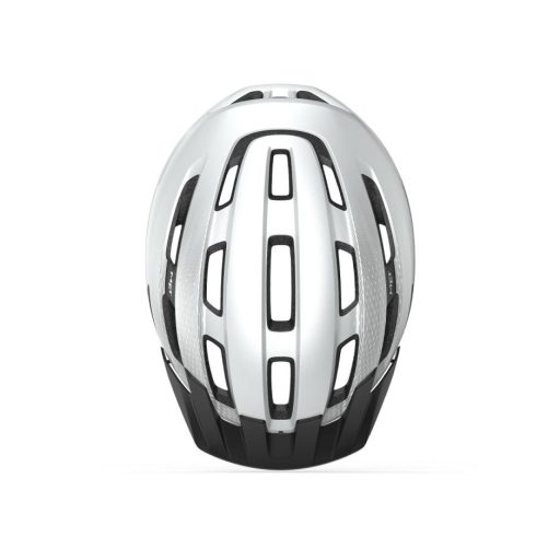 MET Downtown kerékpáros sisak [fényes fehér, 58-61 cm (M/L)]
