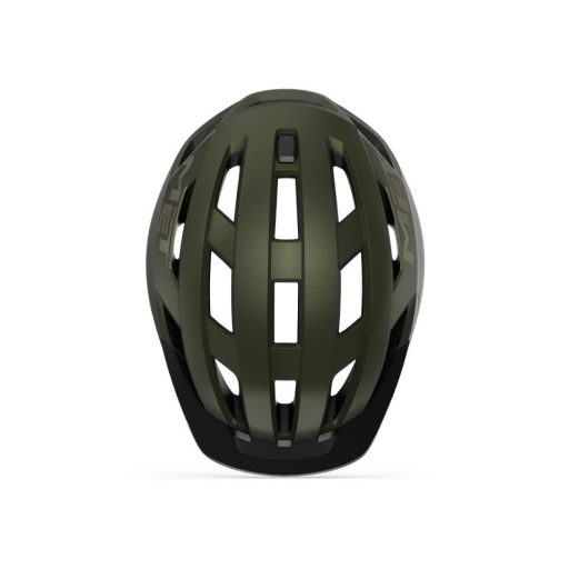 MET Allroad kerékpáros sisak [matt oliva-iridescent, 52-56 cm (S)]