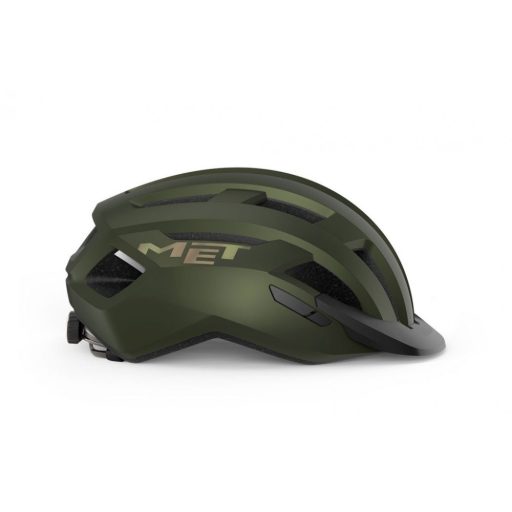 MET Allroad kerékpáros sisak [matt oliva-iridescent, 56-58 cm (M)]