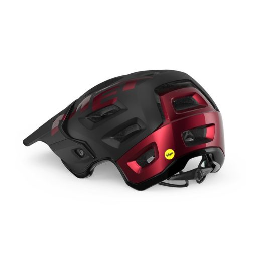 MET Roam Mips kerékpáros sisak [fényes fekete-metál piros, 58-61 cm (L)]