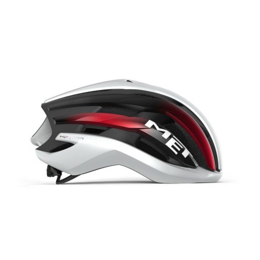 MET Trenta Mips kerékpáros sisak [fényes fehér-fekete-piros, 56-58 cm (M)]