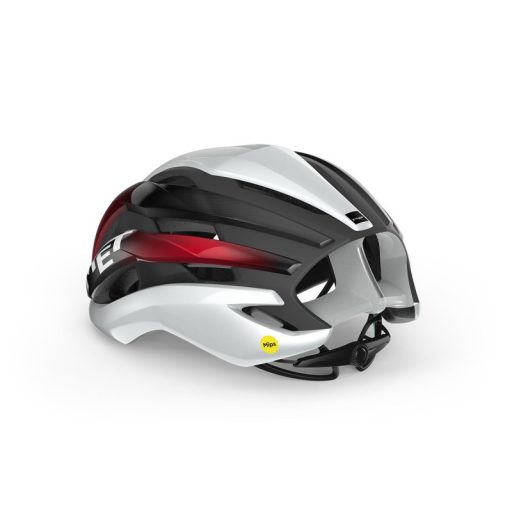 MET Trenta Mips kerékpáros sisak [fényes fehér-fekete-piros, 56-58 cm (M)]